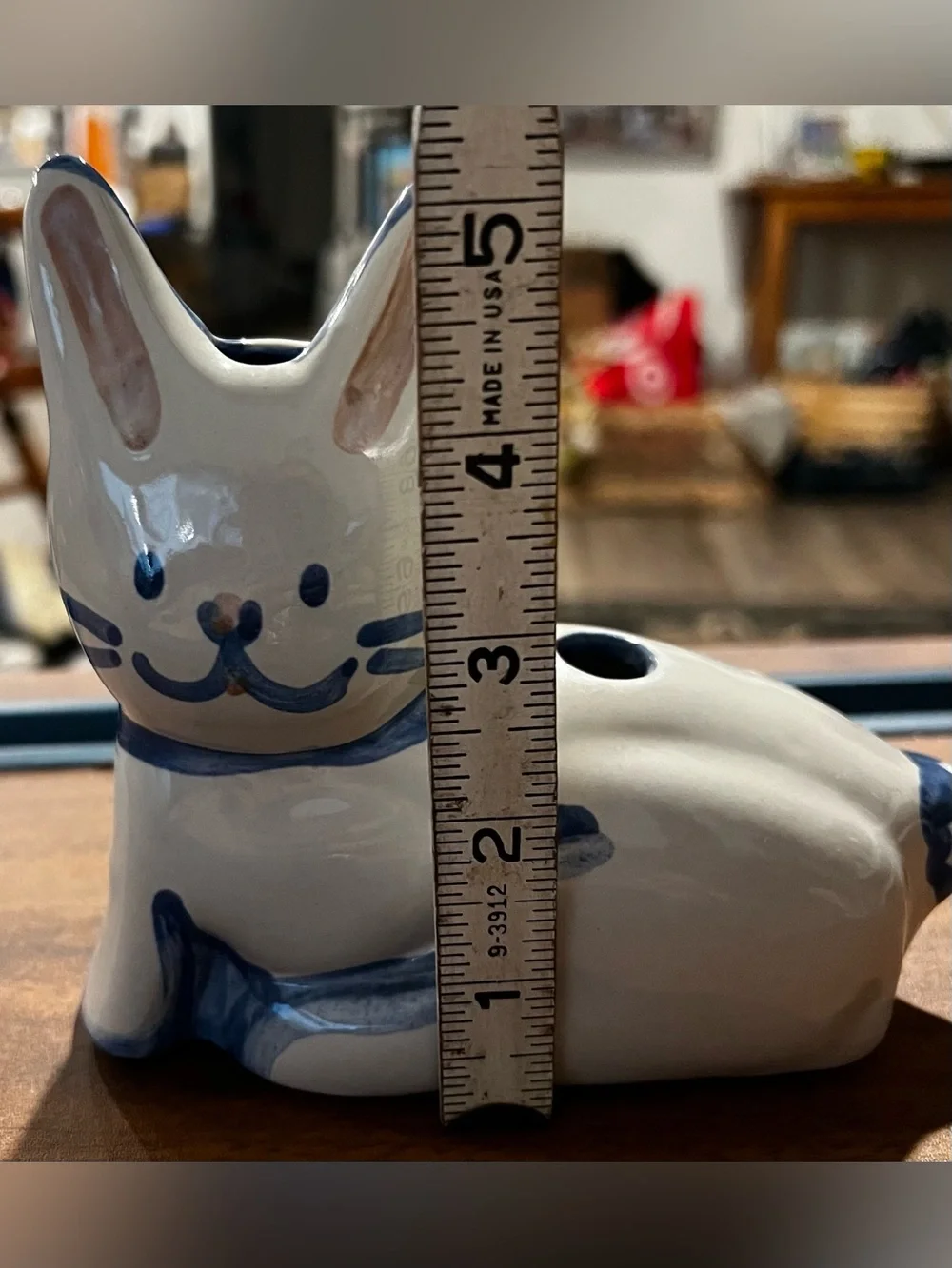 VTG M. A. Hadley Pottery Cat Toothbrush Holder / Bud Vase / Pencil Holder